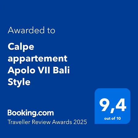 Lägenhet Apolo Vii Bali Style Calpe